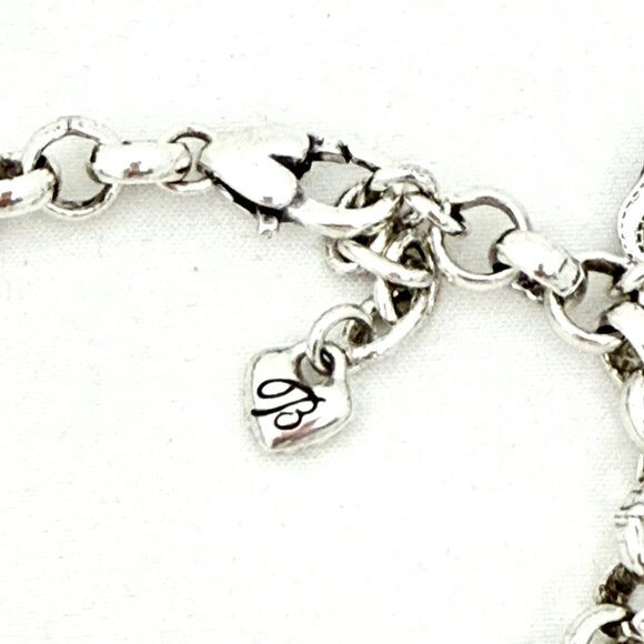 Brighton Purse/Handbag Charm Bracelet Silver Tone - VGC - Picture 8 of 8